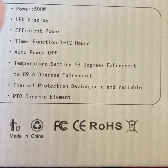 Alpha Heater small unit. Plug in. NIB - Picture 4 of 9